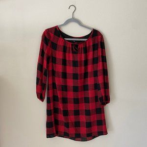 Signal Tunic Dress in Buffalo Check